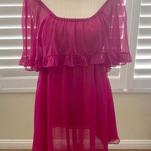 Vintage Free People Flowy Mini Dress